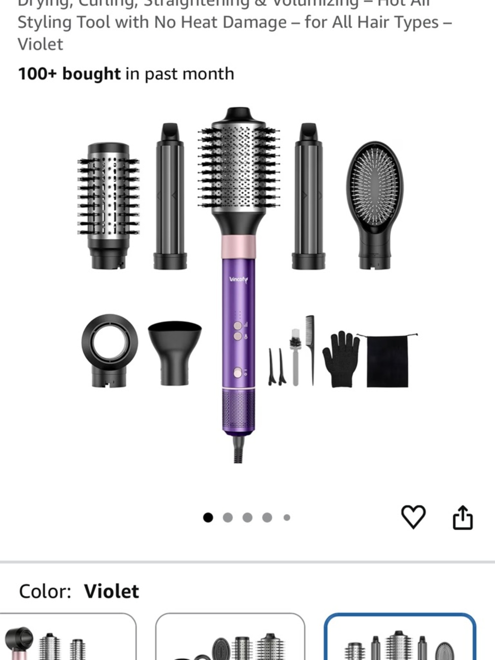 Brand new 7-in-1 Air Styling Brush set